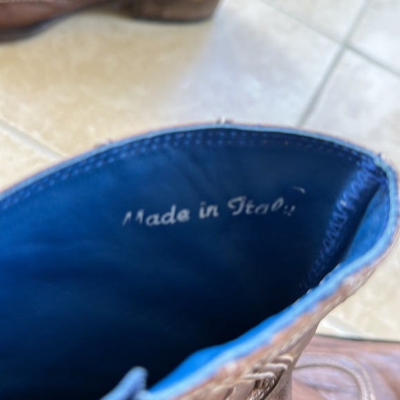 Mark Nason Rock Lives Italian Leather wingtip boots, size 11 - Picture 4 of 6